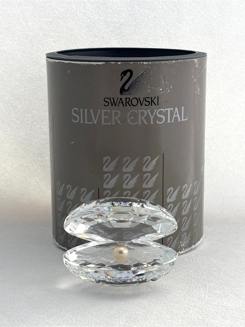Swarovski Crystal Large Clam/Oyster Shell With Pearl
